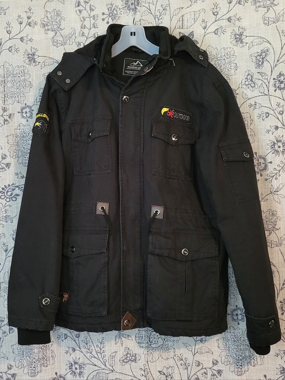 Outdoor Jacket XS Durable Heavy Cotton  Casual Cargo Jacket